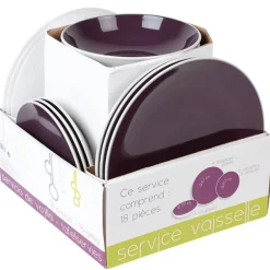 Outlet Service vaisselle 18 pièces Vaisselle Et Accessoires De Table