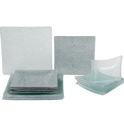 Service vaisselle carré 18 pièces|Gifi Sale