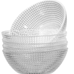 Service vaisselle en verre transparent|Gifi New