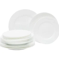 Service vaisselle Luminarc verre blanc 18 pièces|Gifi New