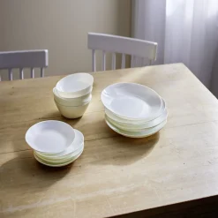 Service vaisselle opale 12 pièces|Gifi Sale