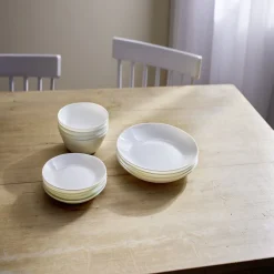 Service vaisselle opale 12 pièces|Gifi Sale