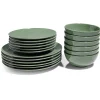 Service vaisselle vert 18pcs|Gifi Best
