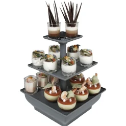 Serviteur 3 niveaux gris anthracite|Gifi Clearance