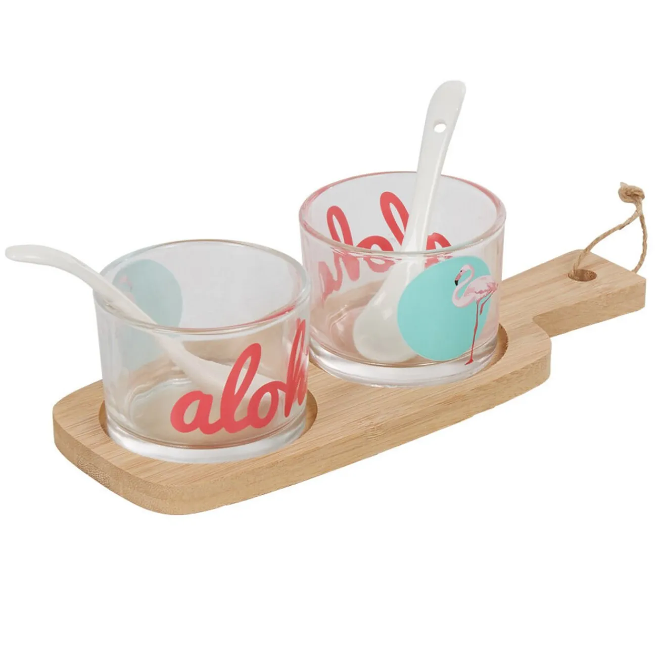 Set apéritif Aloha planche coupelle cuillère|Gifi Best