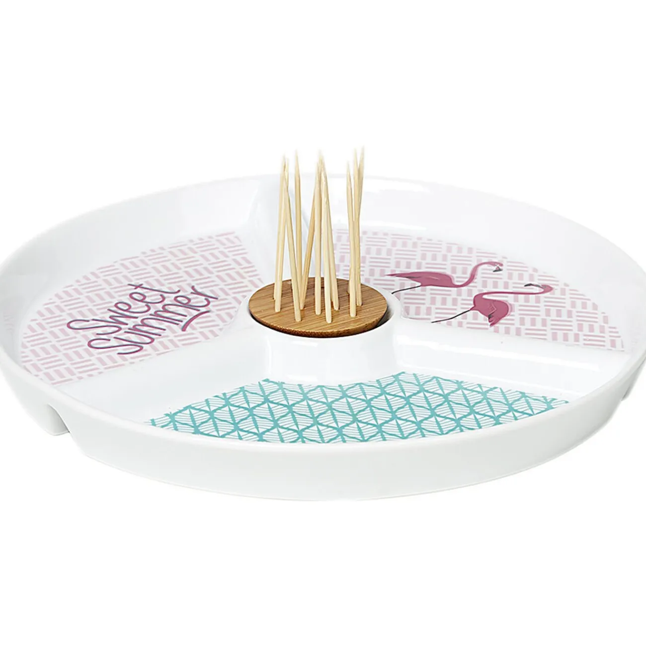 Set apéritif porcelaine design flamant rose|Gifi New