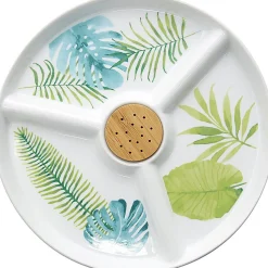 Set apéritif porcelaine design jungle|Gifi Online