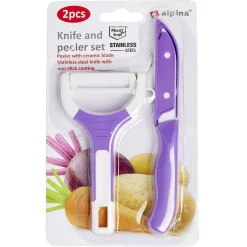 Set Couteau + Éplucheur L12 cm Préparation Culinaire