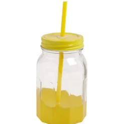 Sale Set de 6 bocaux et pailles multicolores Vaisselle Et Accessoires De Table