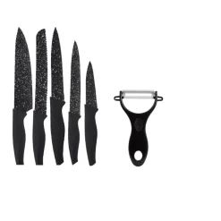 Set de 5 couteaux et 1 éplucheur Préparation Culinaire
