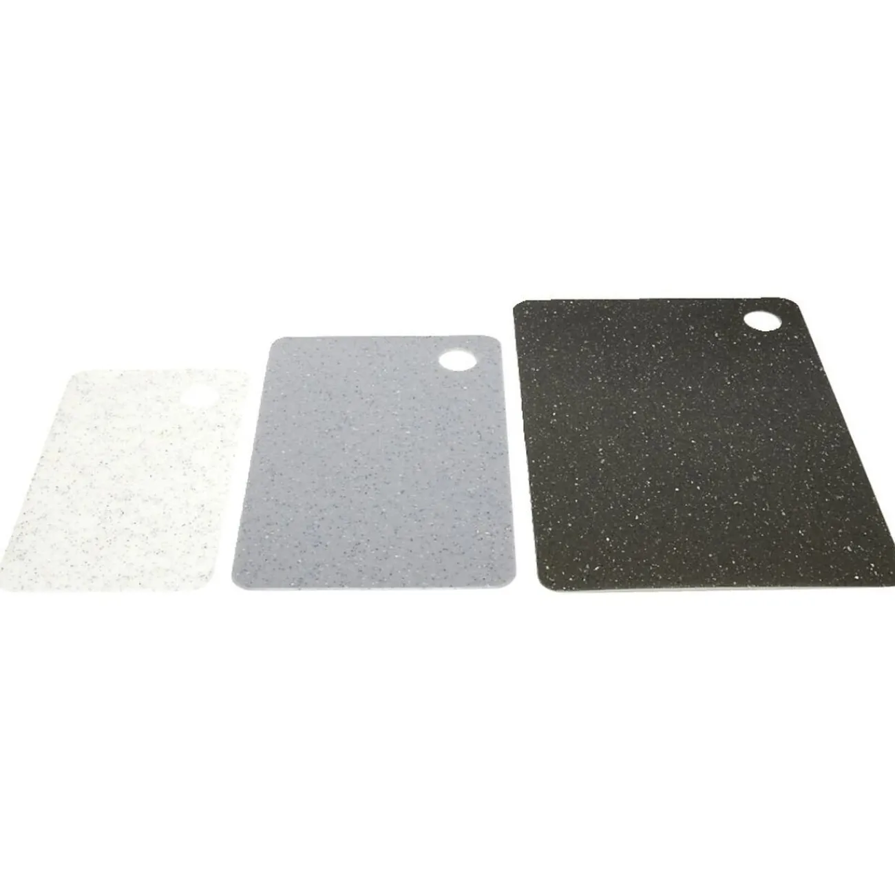 Hot Set de 3 planches à découper design granite Préparation Culinaire