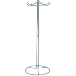 Set de 6 ustensiles de cuisine avec support inox gris Ø16xH40,5cm Préparation Culinaire