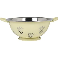 Hot Set passoire, saladier, porte-ustensiles vert design ananas Préparation Culinaire