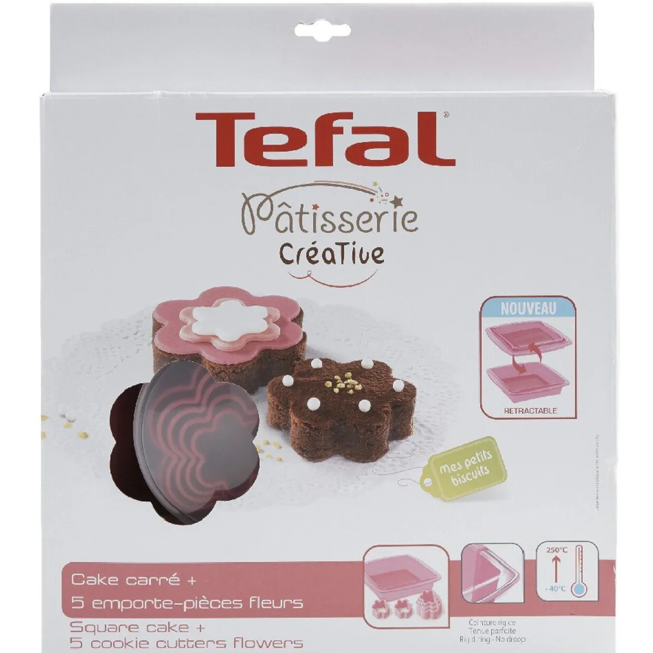 Sale Set patisserie créative Téfal moule silicone emporte pièces Cuisson