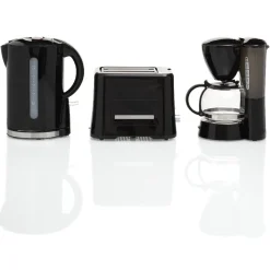 Online Set petit déjeuner Homday noir Petit Électroménager