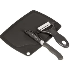 Hot Set planche éplucheur et couteau céramique Préparation Culinaire
