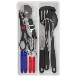 Sale Set ustensile de cuisine 11 pièces avec bac de rangement Préparation Culinaire