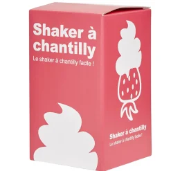 Shaker à chantilly manuel tranparent rose|Gifi Online