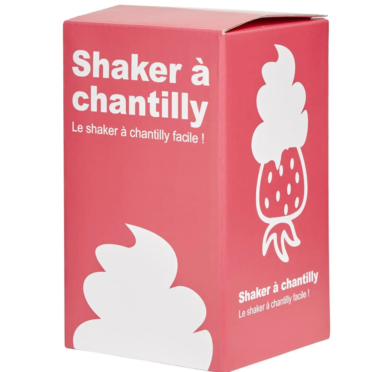 Shaker à chantilly manuel tranparent rose|Gifi Online