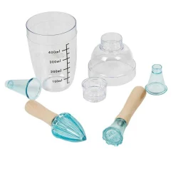 Shaker à cocktail plastique et bois|Gifi New