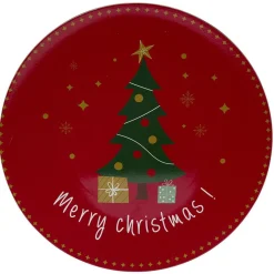 Sous assiette à motif sapin "Merry Christmas" Ø33 cm|Gifi Discount