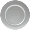 Sous assiette en plastique argenté|Gifi Sale