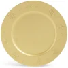 Sous assiette ronde doré Ø33cm rebord flocon|Gifi Sale