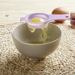 Hot Séparateur blanc d'oeuf plastique bleu ou rose Préparation Culinaire
