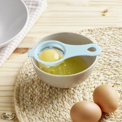 Hot Séparateur blanc d'oeuf plastique bleu ou rose Préparation Culinaire