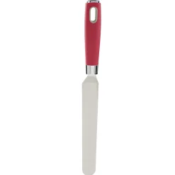 Spatule à crêpe en inox avec manche en polypropylène rouge Préparation Culinaire