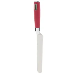 Spatule à crêpe en inox avec manche en polypropylène rouge Préparation Culinaire