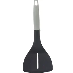 Sale Spatule à trou polyamide manche en polypropylène gris noir Préparation Culinaire