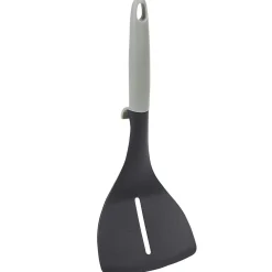 Sale Spatule à trou polyamide manche en polypropylène gris noir Préparation Culinaire