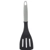 Online Spatule ajourée polyamide manche en polypropylène gris noir Préparation Culinaire