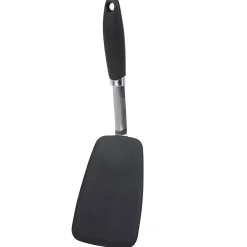 Sale Spatule de cuisine en inox et silicone noir Préparation Culinaire
