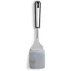 Hot Spatule de cuisine en inox avec manche en plastique noir L.31cm Préparation Culinaire