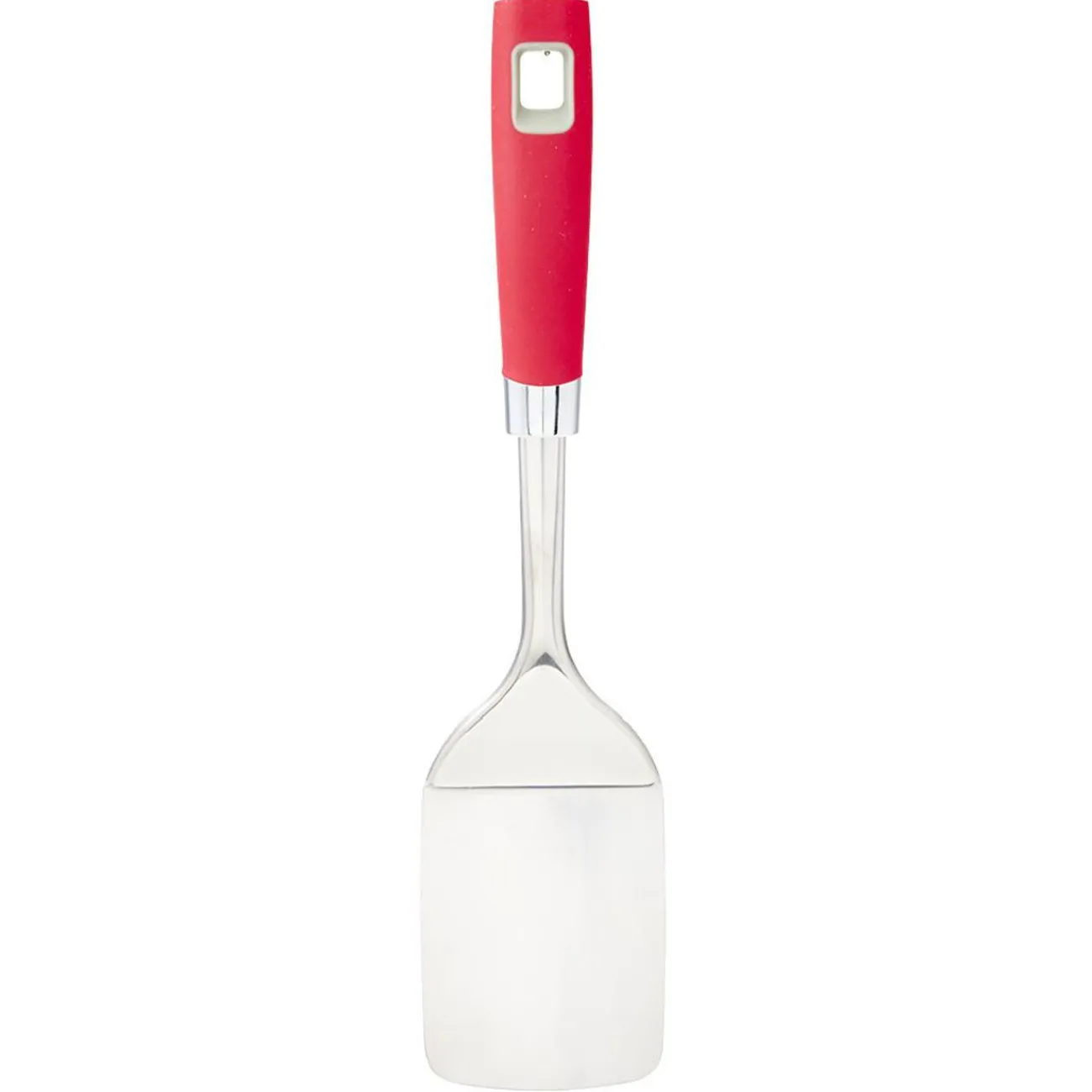Discount Spatule en inox avec manche en polypropylène rouge Préparation Culinaire