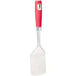 Discount Spatule en inox avec manche en polypropylène rouge Préparation Culinaire