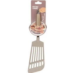 Clearance Spatule longue à trous taupe Préparation Culinaire