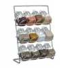 Support à épices en métal avec 12 bocaux|Gifi Outlet