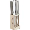 Clearance Support bois et 6 couteaux de cuisine Préparation Culinaire