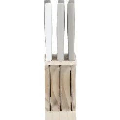 Clearance Support bois et 6 couteaux de cuisine Préparation Culinaire