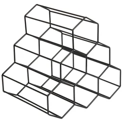 Discount Support déco range bouteilles x6 Rangement De Cuisine