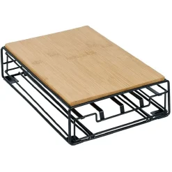 Discount Support machine à café avec tiroir à capsules 21x31xH7,5cm Rangement De Cuisine