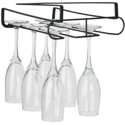 Support pour 6 verres à pied - L28xl.14xH.5.5cm Rangement De Cuisine