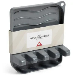 Discount Support repose-cuillères plastique gris Rangement De Cuisine
