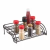 Outlet Étagère à épices à poser design métal filaire noir Vaisselle Et Accessoires De Table