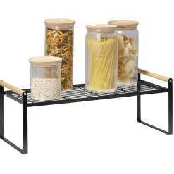 Online Étagère à poser métal et bois 53x21xH19,5cm Rangement De Cuisine