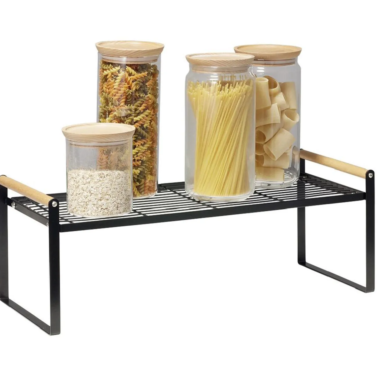 Online Étagère à poser métal et bois 53x21xH19,5cm Rangement De Cuisine