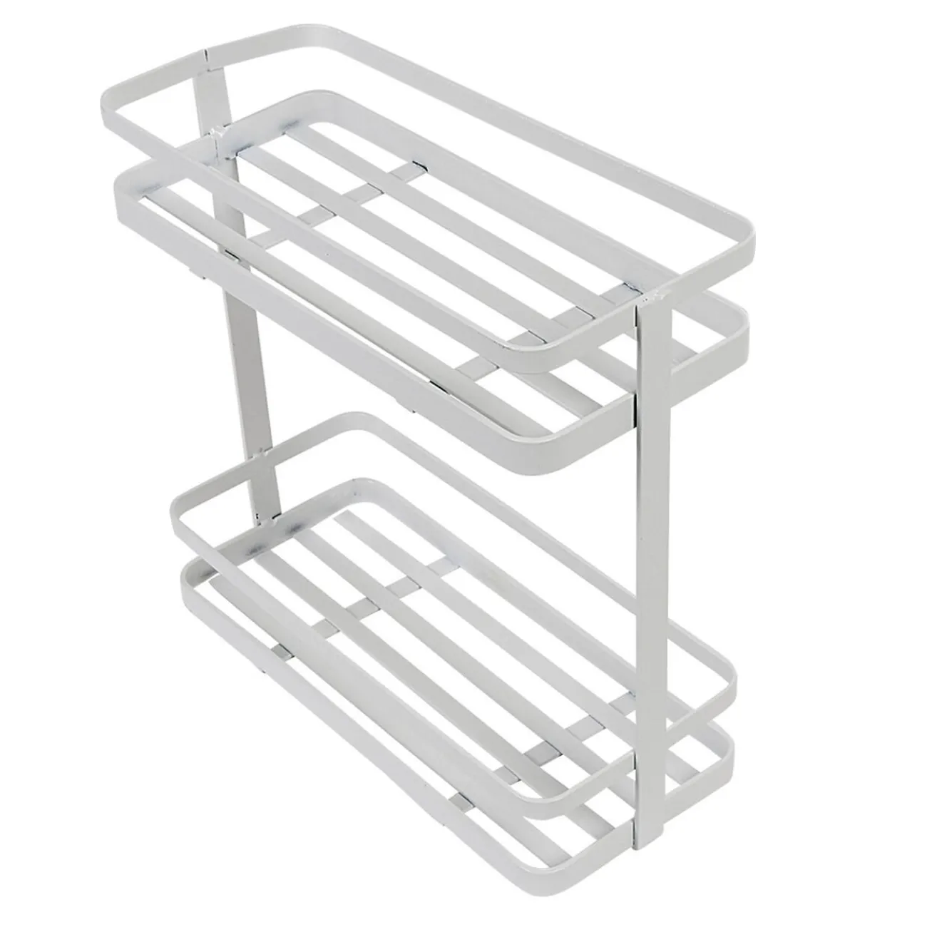 Clearance Étagère de cuisine design filaire métal blanc à poser Rangement De Cuisine